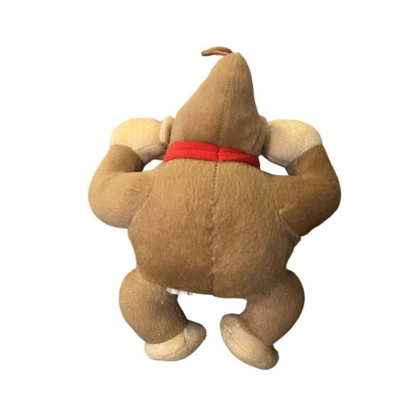 Donkey Kong Plush Toy 10" With Red DK Tie Nintendo Collectible Stuffed Animal - Picture 2 of 3